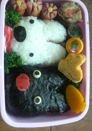 リサ＆ガスパールのおにぎり（キャラ弁）-レシピのメイン写真