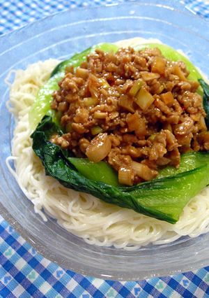 余った冷しゃぶのタレで坦々麺風そうめん♪-レシピのメイン写真