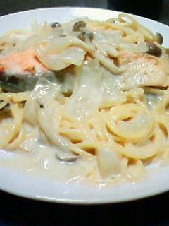 【一人暮らし】鮭のクリーム煮-レシピのメイン写真