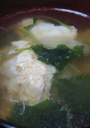 ネギと三つ葉の中華スープ-レシピのメイン写真