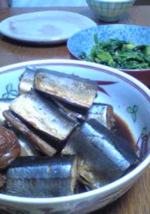 簡単！圧力鍋でサンマの梅しょうが煮♪-レシピのメイン写真