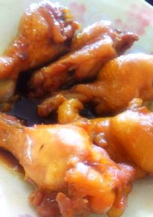 鶏手羽元の赤ワイン煮込み-レシピのメイン写真