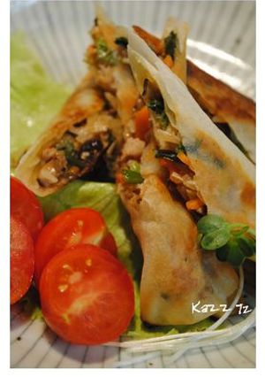 パリパリ!揚げ焼き春巻き-レシピのメイン写真