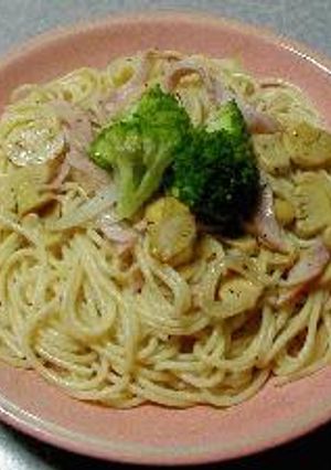 缶詰マッシュルームのパスタ-レシピのメイン写真