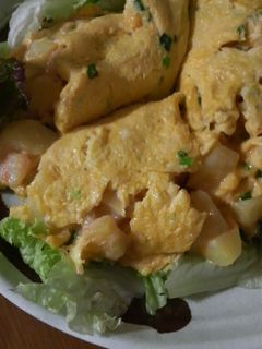 たらこマヨポテトのオムレツ-レシピのメイン写真
