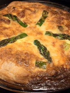 アスパラのキッシュ-レシピのメイン写真