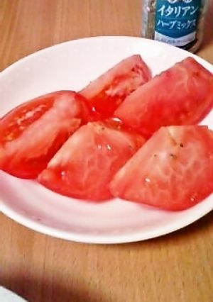 材料1つ☆トマトの美味しい食べ方-レシピのメイン写真