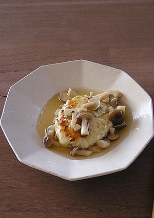 豆腐バーグ（しめじあんかけver.)-レシピのメイン写真