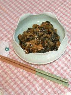 豚肉と大根の葉、茎のピリカラ味噌炒め-レシピのメイン写真