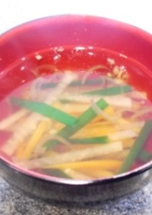 野菜がおいしいすまし汁-レシピのメイン写真