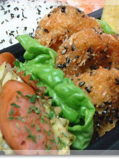 鶏胸肉の黒ゴマカツ-レシピのメイン写真