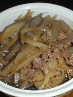 牛肉と牛蒡の煮物が美味い!-レシピのメイン写真