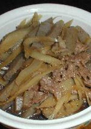 牛肉と牛蒡の煮物が美味い!-レシピのメイン写真