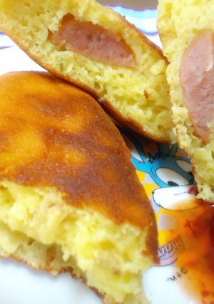 ウインナーホットケーキ-レシピのメイン写真