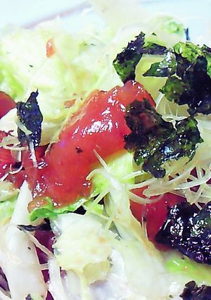 手軽に豪華に☆漬けマグロの韓国風サラダ-レシピのメイン写真
