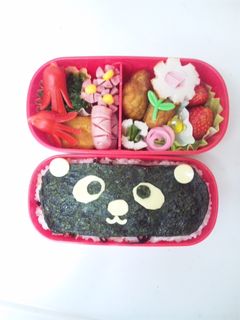 キャラ弁☆パンダののり弁 簡単♪-レシピのメイン写真