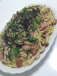 ☆きのこのめんつゆパスタ☆-レシピのメイン写真