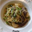 牛肉とカブの和風パスタ