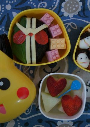 キャラ弁★仮面ライダーW-レシピのメイン写真