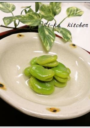 甘~い♡そら豆のシロップ煮♡-レシピのメイン写真