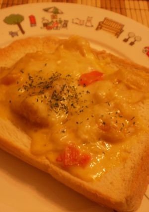 ☆シチューの翌日は・・・トーストで☆-レシピのメイン写真