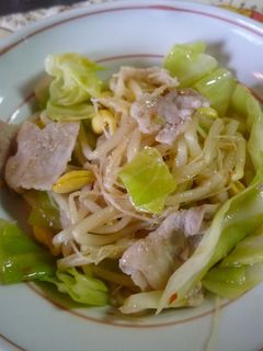 キャベツと豆もやし炒め♪-レシピのメイン写真