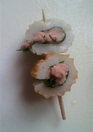 弁当の隙間に！大葉シーチキンのちくわ巻き-レシピのメイン写真