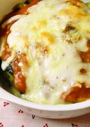 熱★ナスとチキンの野菜たっぷりグラタン*-レシピのメイン写真