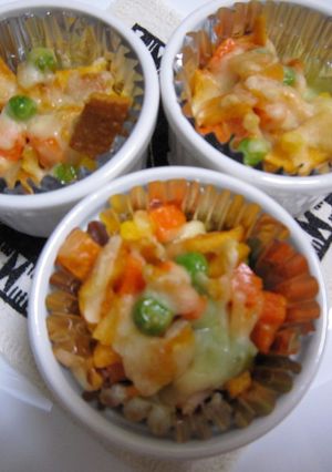 大人も子供も嬉しいケチャマヨ味のミニピザ-レシピのメイン写真