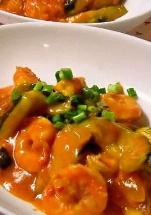 伊藤園の野菜たっぷり★ピリ辛エビマヨ*-レシピのメイン写真