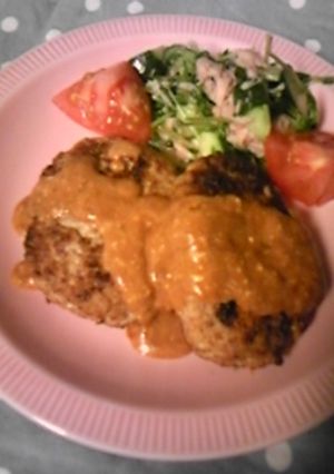 ふわふわな☆豆腐入りハンバーグ-レシピのメイン写真