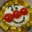 簡単デコご飯♪ アンパンマンカレー