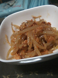食べるラー油でツナともやしのおひたし-レシピのメイン写真