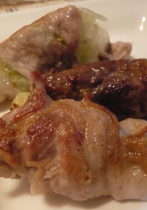 ヘルシー簡単★レタスの豚肉巻き-レシピのメイン写真