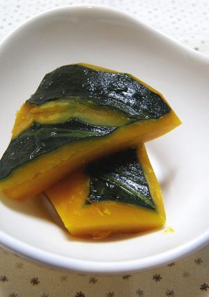 簡単レンジでチン!! かぼちゃの煮物-レシピのメイン写真