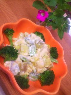 そら豆とさつまいものたまごサラダ-レシピのメイン写真