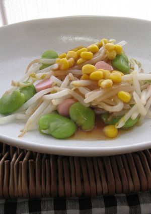☆もやしとそらまめで色が綺麗なあんかけ☆-レシピのメイン写真