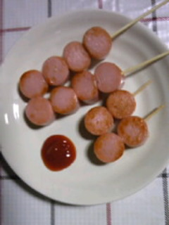 ♪焼き魚肉ソーセージ♪-レシピのメイン写真