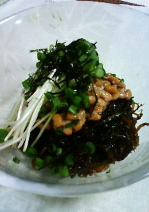 ☆簡単☆もずくで納豆そば～ダイエット～-レシピのメイン写真