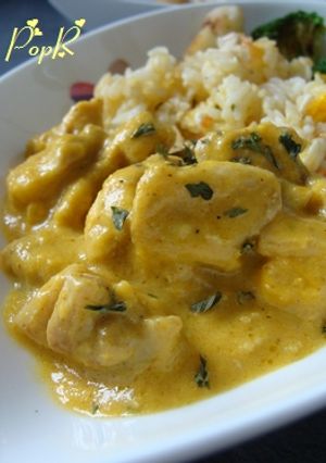 鶏肉とカレーソース-レシピのメイン写真