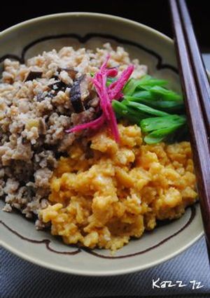 鶏そぼろ丼ぶり-レシピのメイン写真