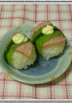 手毬寿司風　ハムマヨにぎり-レシピのメイン写真