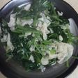 ほうれん草と豚バラの炒め物