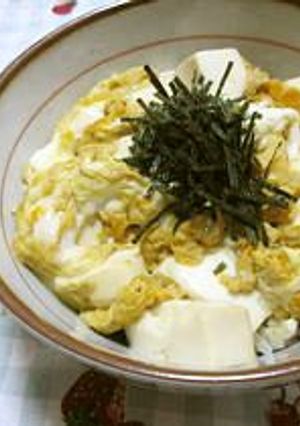 ダイエットにも♥5分で出来る簡単豆腐丼-レシピのメイン写真
