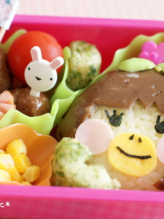 ももかっぱちゃん☆キャラ弁-レシピのメイン写真