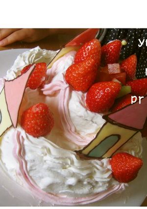 プリンセスな誕生日ケーキ♫-レシピのメイン写真