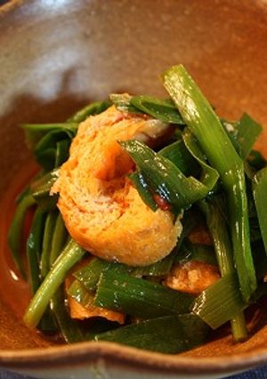 にらと油揚げのコチュジャン煮-レシピのメイン写真