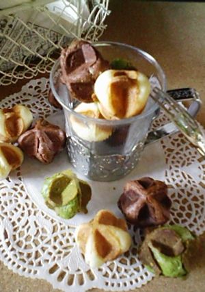 ワッフル型でころころクッキーつくったよ-レシピのメイン写真