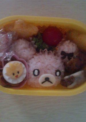 ★ピンクのくまさん弁当★-レシピのメイン写真