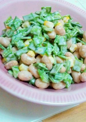 **さやえんどうと大豆のサラダ**-レシピのメイン写真